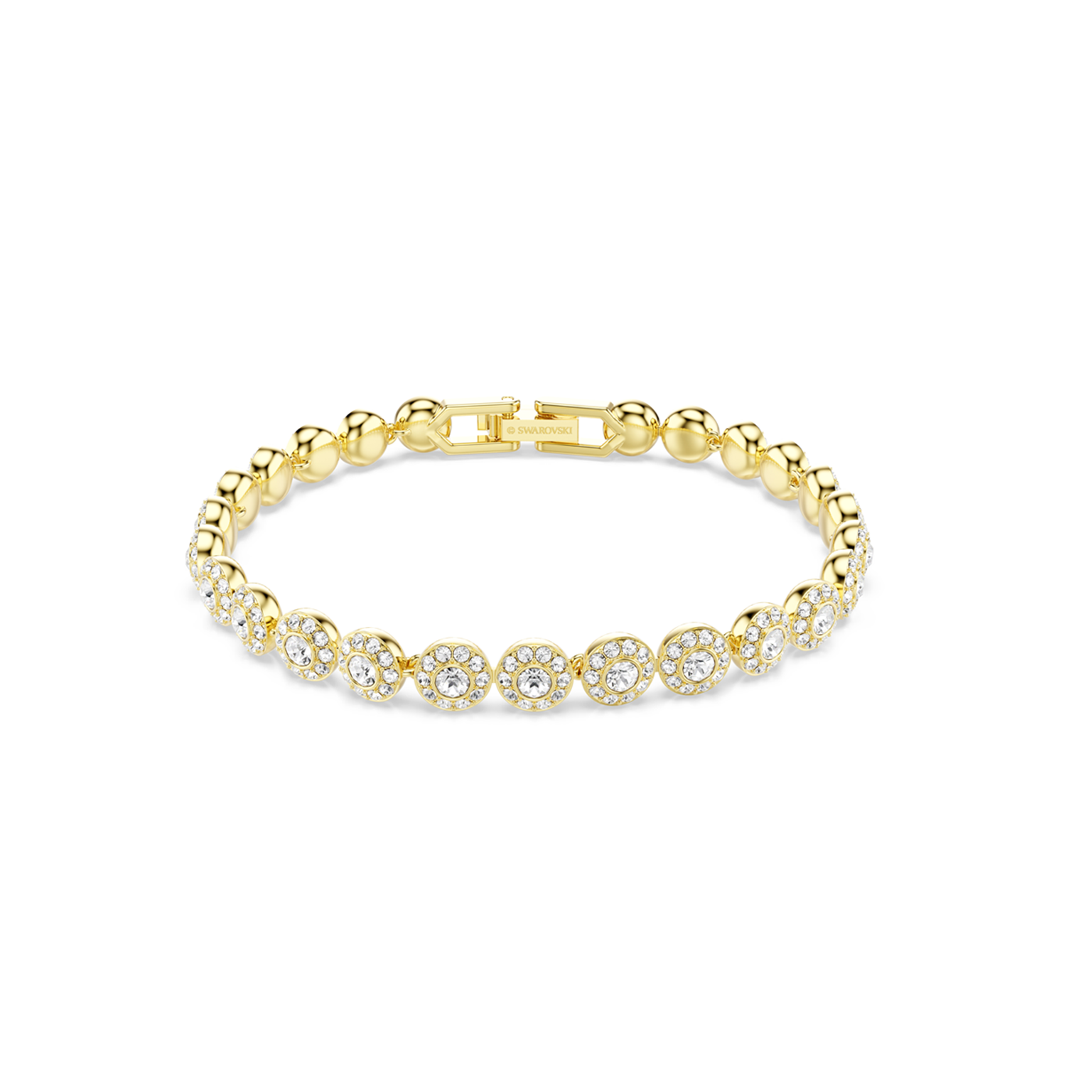 Swarovski Una Gold Plated Metal Bracelet 5749386