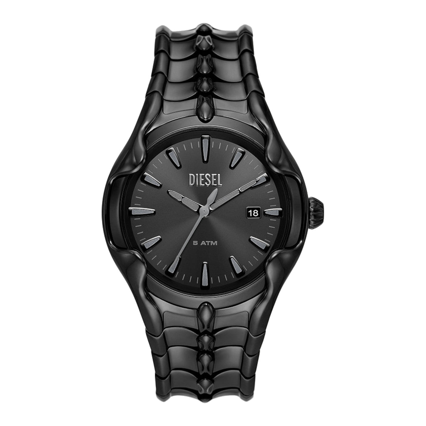 VERGELMER ブラックメタル　BLACKL Diesel Vert Black Stainless steel Watch DZ2187