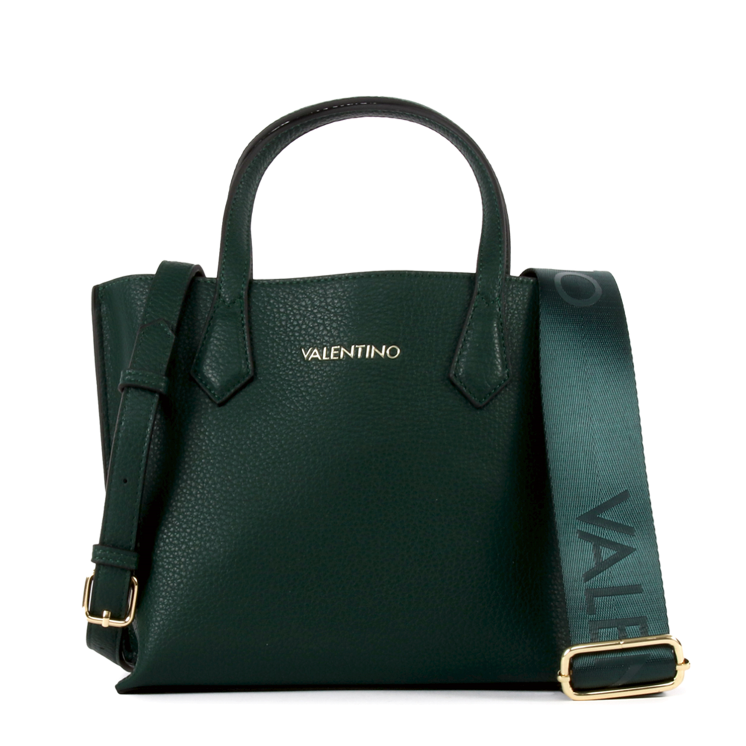VALENTINOのバッグ VALENTINO (ヴァレンティノ) レザー ロゴプリント ショルダーバッグ