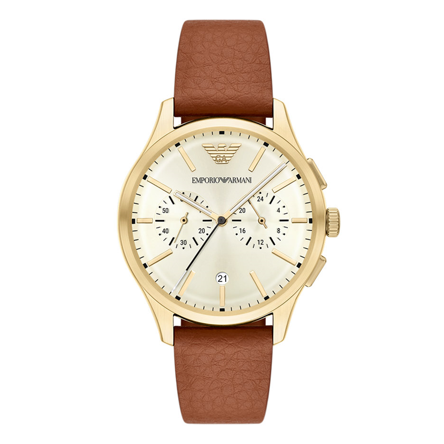 Emporio Armani Men's Stainless steel Leather Watch AR11714