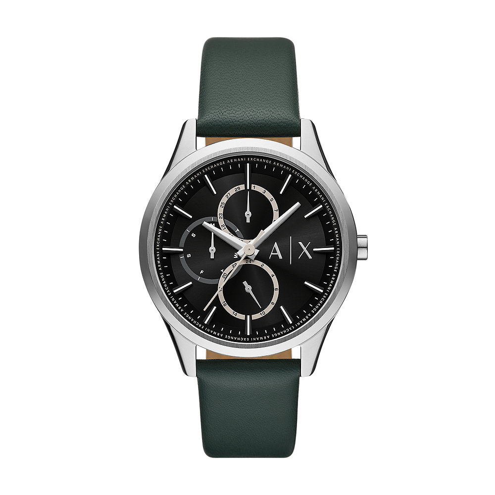 Armani Exchange Men's Leather Stainless steel Watch AX1883