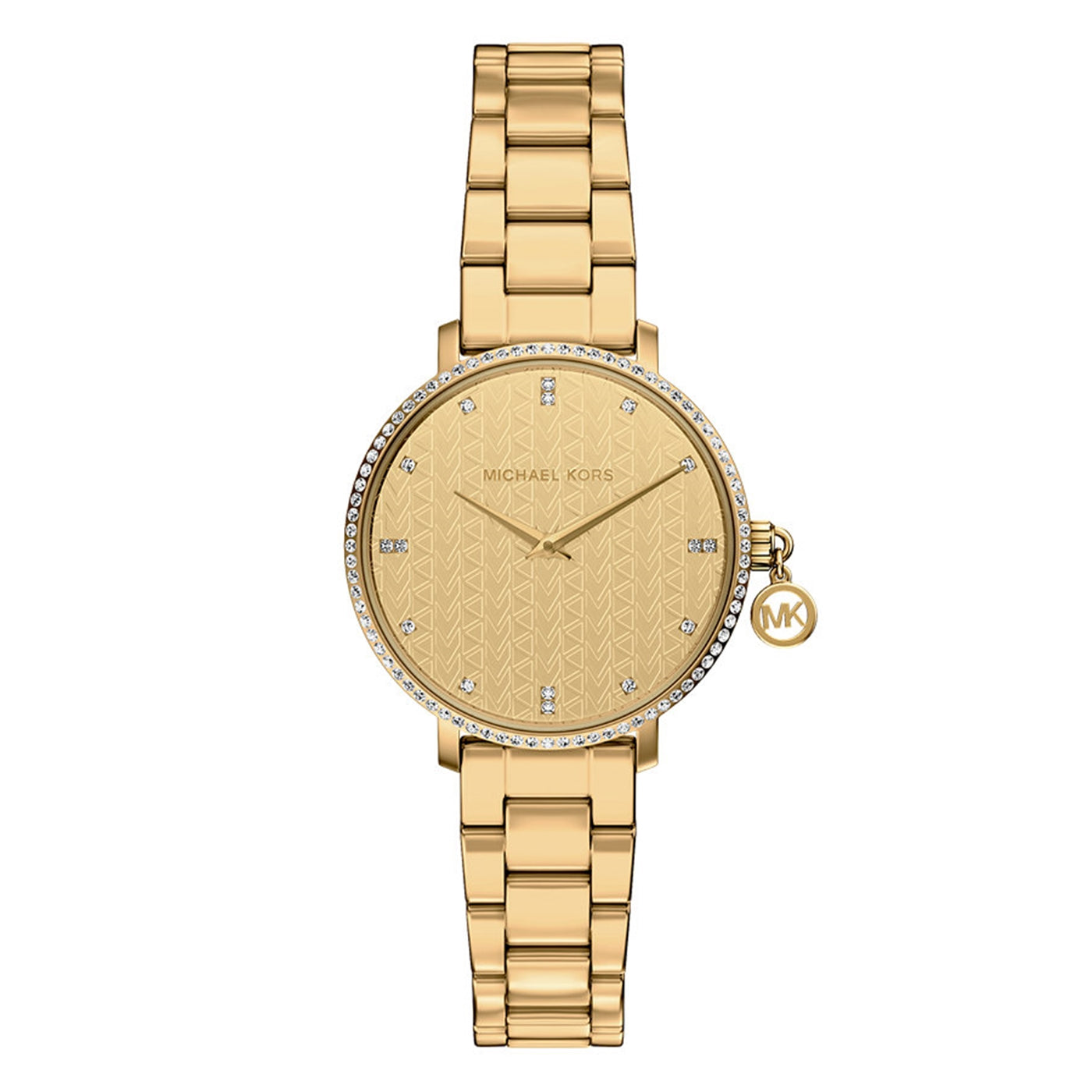 Gold Michael kors round face women’s watch Round face gold plated Ceramic Michael Kors ladies watch  main image 2