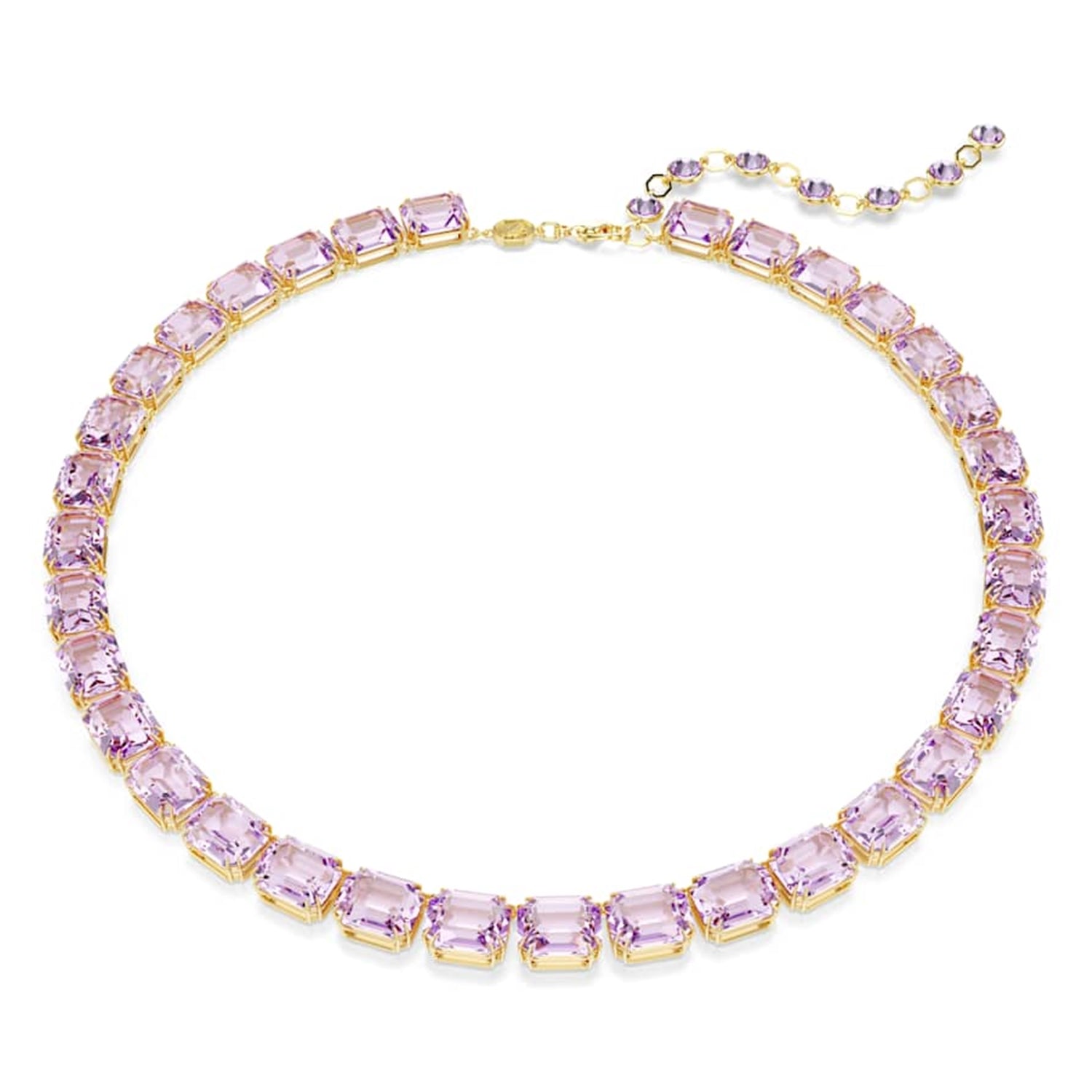 【ミンミン】Swarovsk Swarovski Milnia Gold Coloured Metal Necklace 5705754