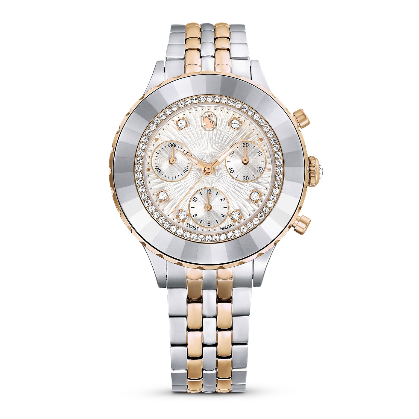 Swarovski Octea Chrono Silver Stainless steel Watch 5672937