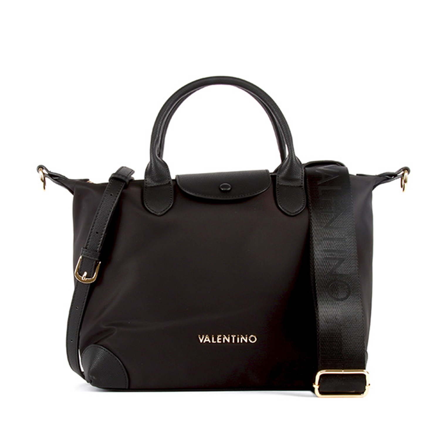 Valentino 黒 レザー ショルダーバッグ Jolly Re Black Handbag Bag VBS9JX23NERO
