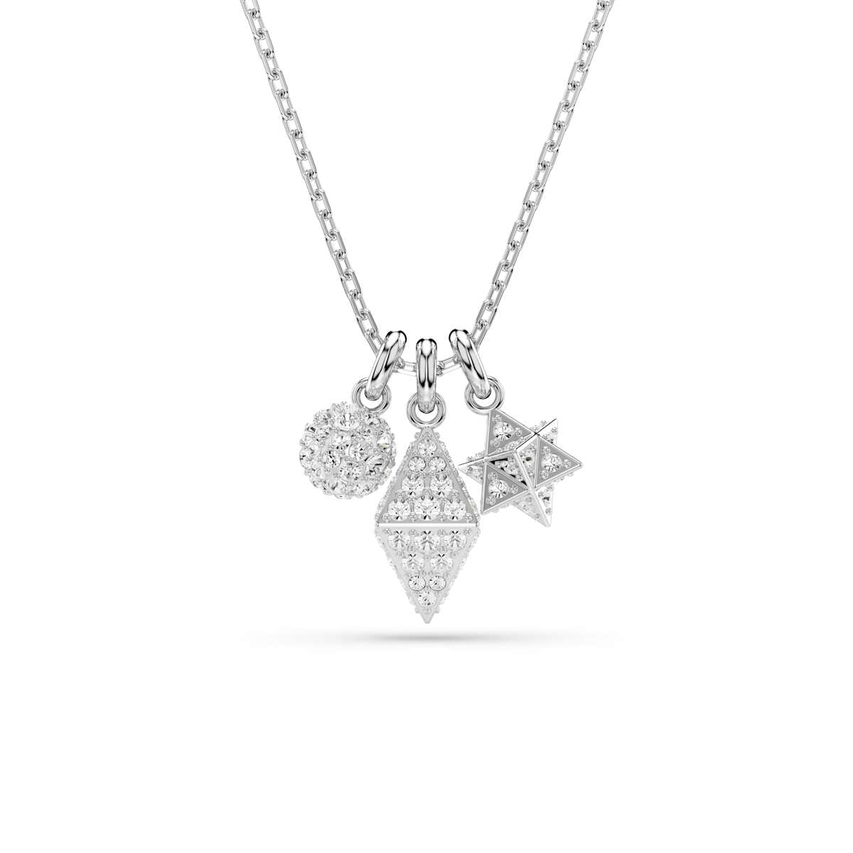 Swarovski Dextera Silver Coloured Metal Necklace 5700288