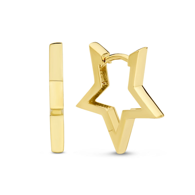 Isabel Bernard Monceau Juene 14 Carat Golden Sterretjes Earrings IB360252-zoom-