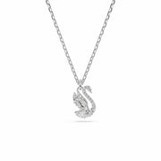 Swarovski Swan Pave Silver-Tone Necklace 5754347