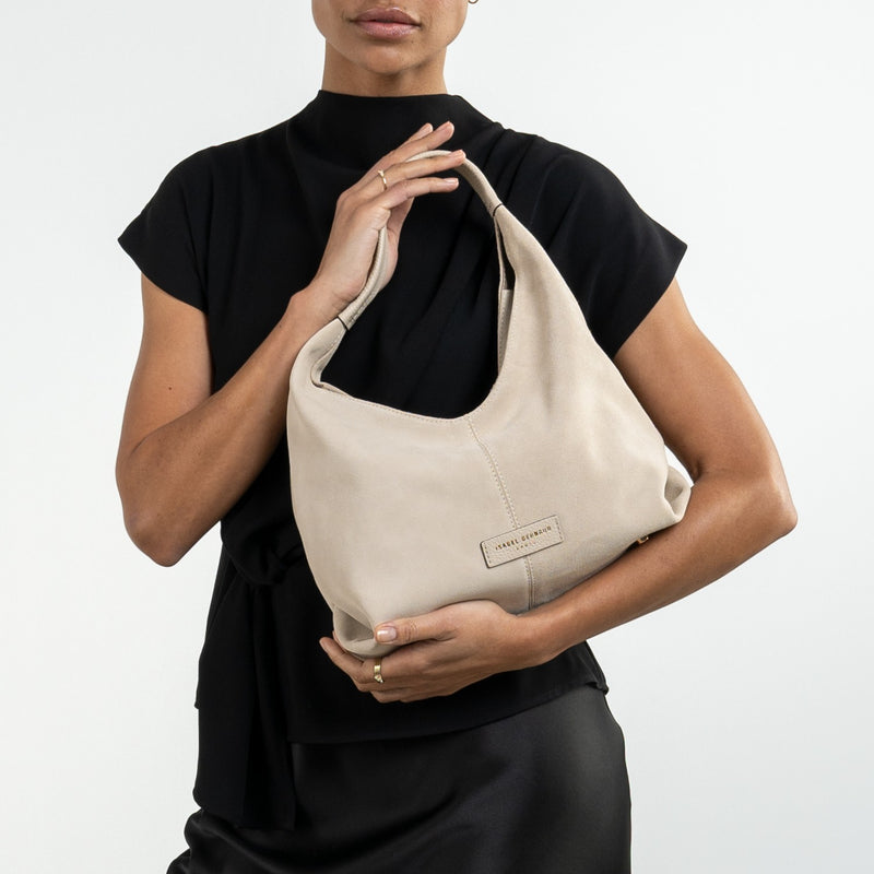 Isabel Bernard Honoré Grace mini cream suede handbag IB21132-170-zoom-