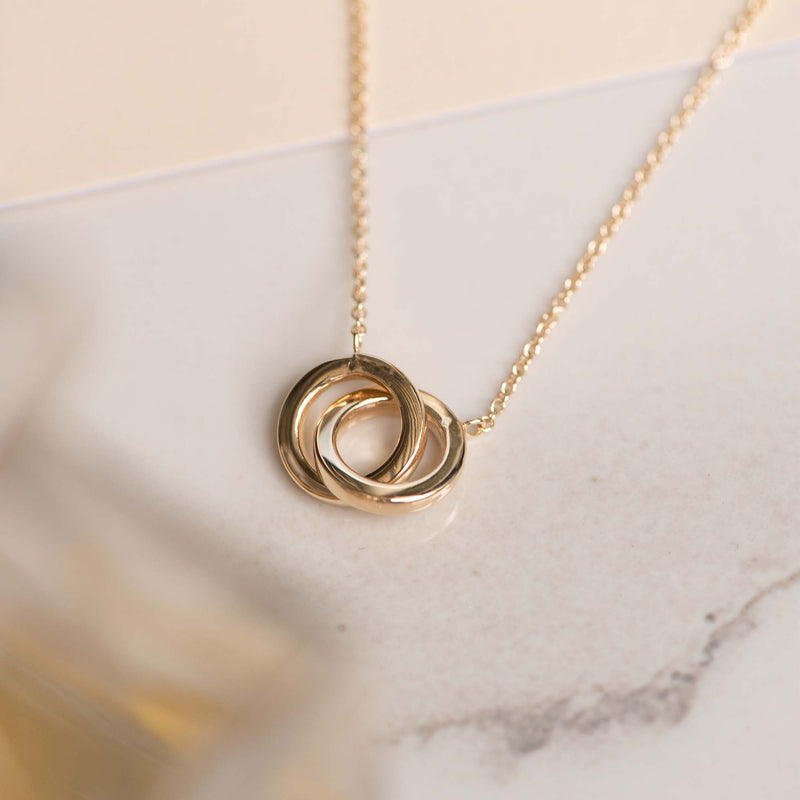 Isabel Bernard 14 Carat Golden Le Marais Zoé Necklace IB340131 (Length: 40.00-44.00 cm)-zoom-