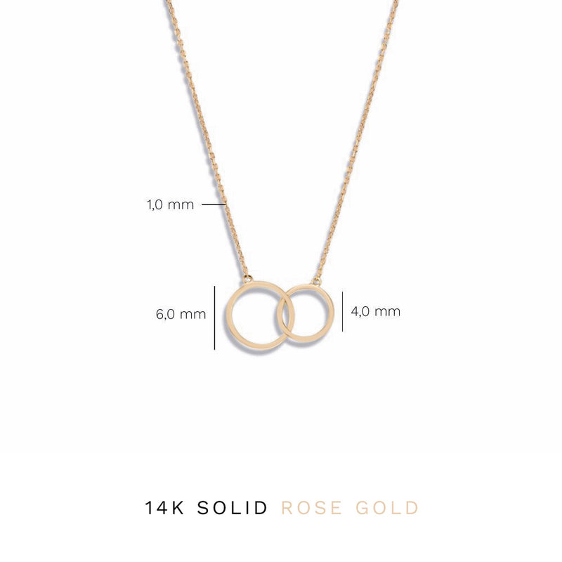 Isabel Bernard La Concorde Loulou 14 Carat Rosegold Necklace IB340141 (Length: 40.00-44.00 cm)-zoom-