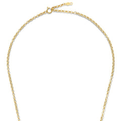 Isabel Bernard Cadeau d'Isabel 14 karat gold necklace and bracelet gift set with chains IB90181