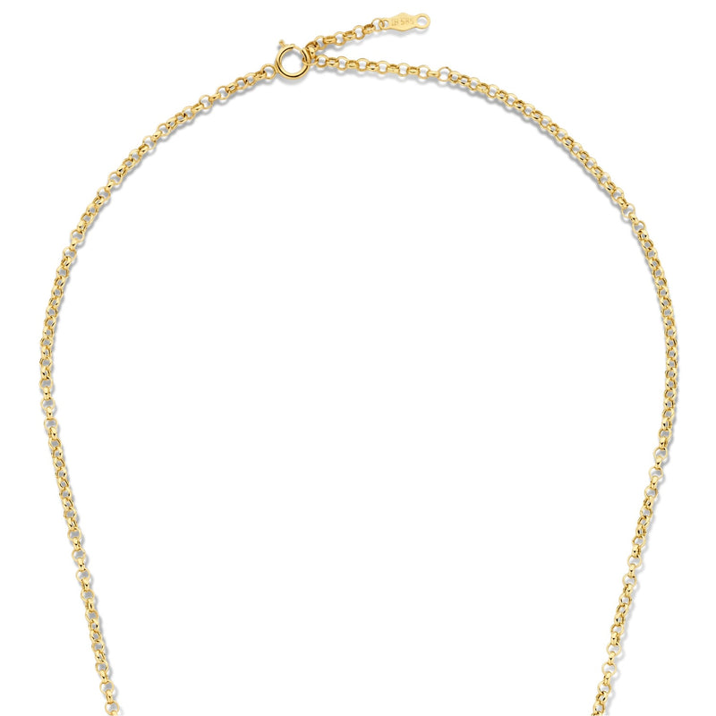 Isabel Bernard Cadeau d'Isabel 14 karat gold necklace and bracelet gift set with chains IB90181-zoom-