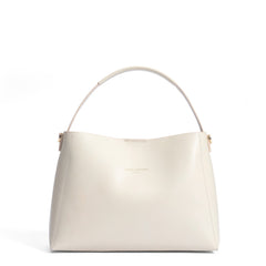 Isabel Bernard Montmartre Béatrice creme vegetable tanned leather handbag IB25095-370