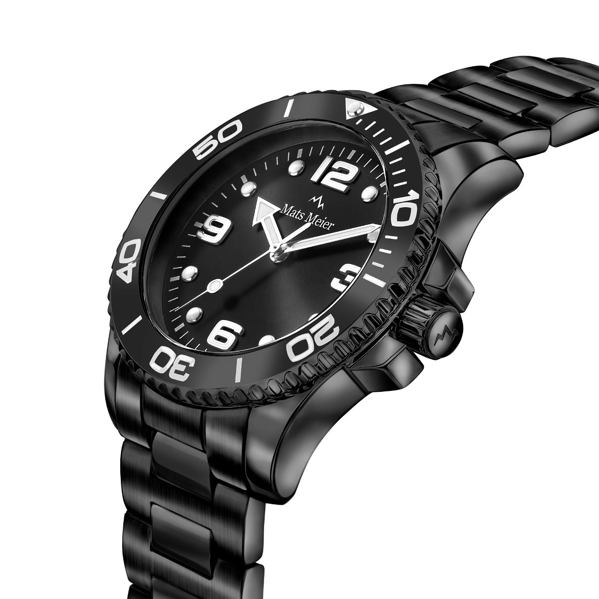 Mats Meier Ponte Dei Salti Men's Watch Black MM00523
