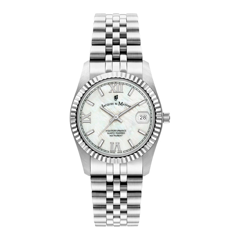 Jacques du Manoir Inspiration Prestige Silver Watch JWL01301-zoom-
