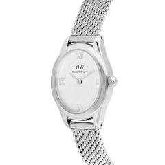 Daniel Wellington Ophelia Mini Mesh White Silver Women's Watch DW00100938