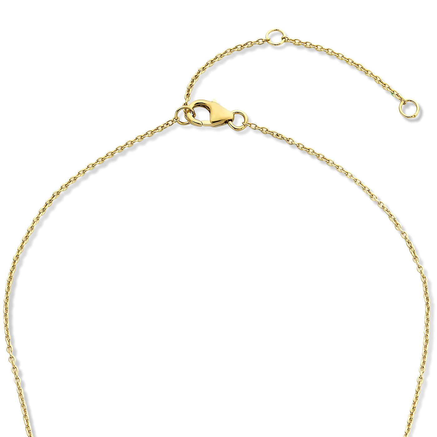 Violet Hamden Athens Agora 925 Sterling Zilveren Goudkleurige Ketting VH340001 (Lengte: 40.00-45.00 cm)