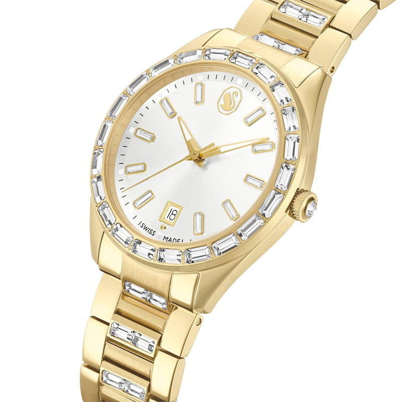 Swarovski Matrix Gold-Tone Watch 5745534-zoom-