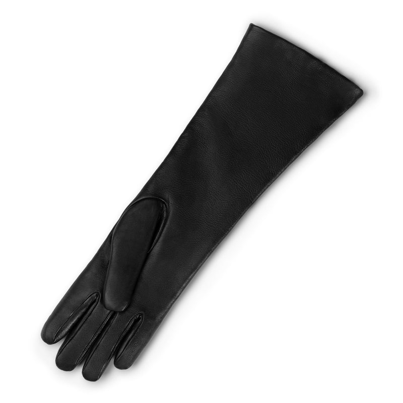 Isabel Bernard Honoré Ines black goatskin leather gloves IB67005-301-6.5-zoom-