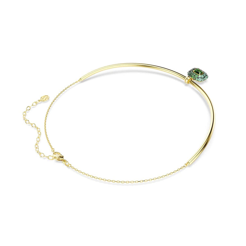 Swarovski Sublima Glam Gold-Tone Choker with Green Accents 5760763-zoom-