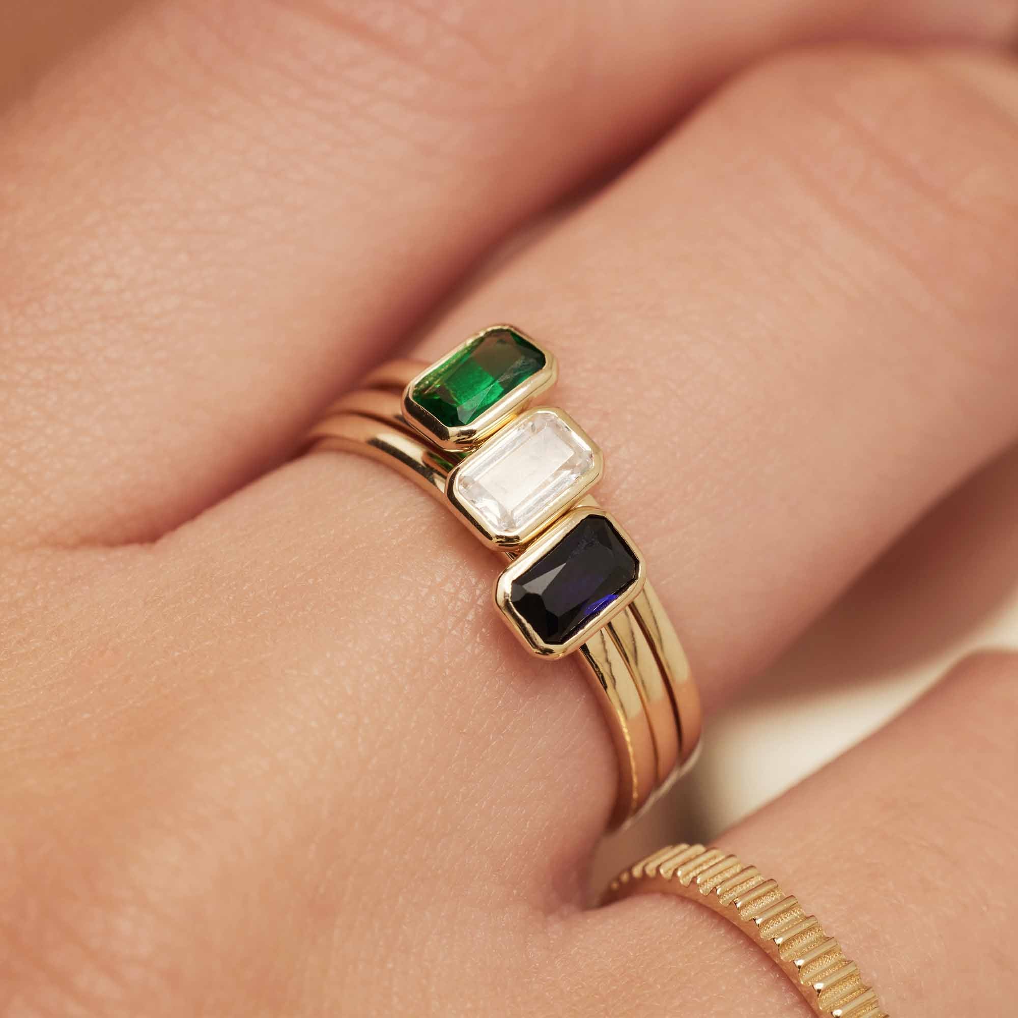 Isabel Bernard Baguette Genevieve 14 Karaat Gouden Ring IB330087-48