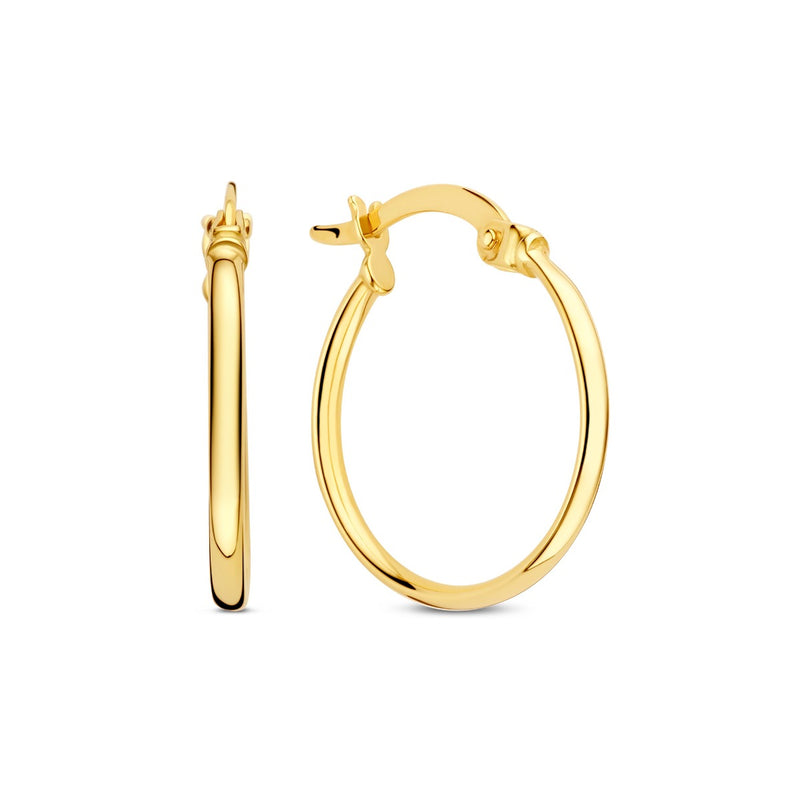Beloro Jewels Regalo d'Amore 9 karat gold hoop earrings gift set BO90032-zoom-
