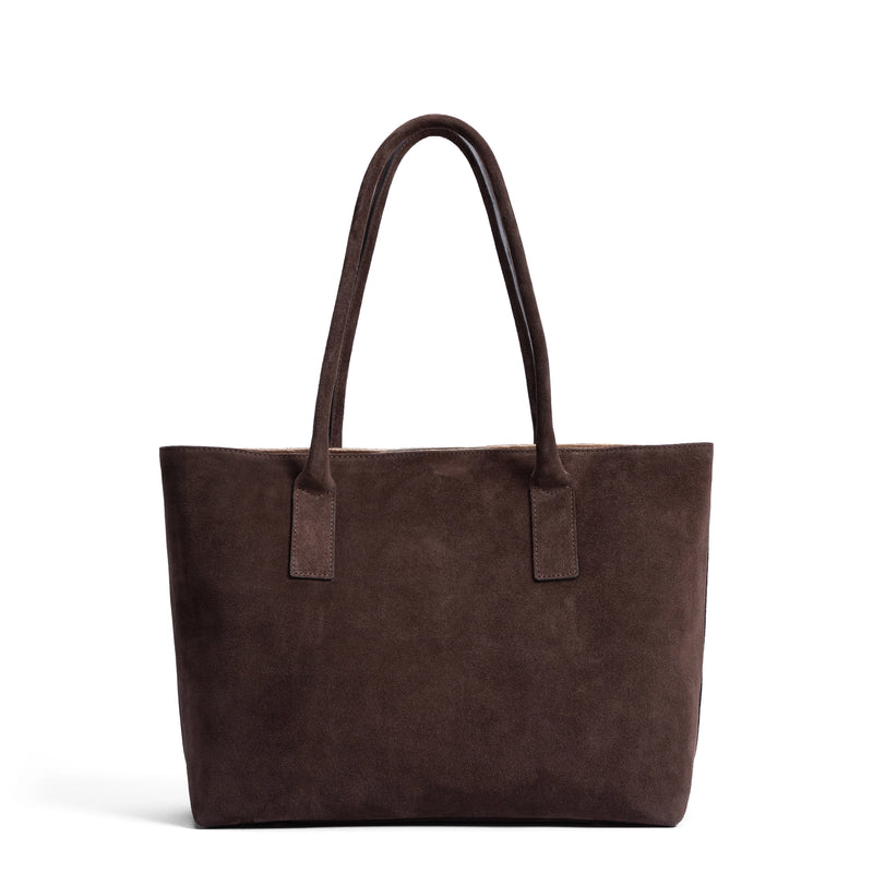 Isabel Bernard Honoré Elin Dark Brown Suede shoulder bag IB25111-131-zoom-