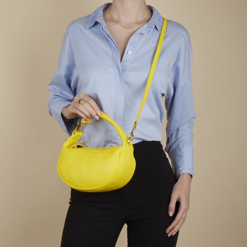 Tommy Hilfiger Yellow Handbag AW0AW14885ZGS-zoom-