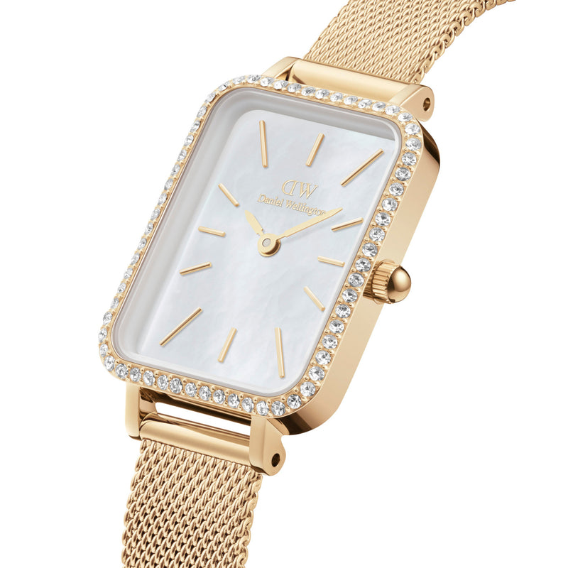 Daniel Wellington Petite Quadro Gold Watch DW00100668-zoom-