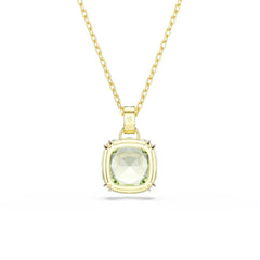 Swarovski Millenia Gold-Tone Necklace with Green Pendant 5764821