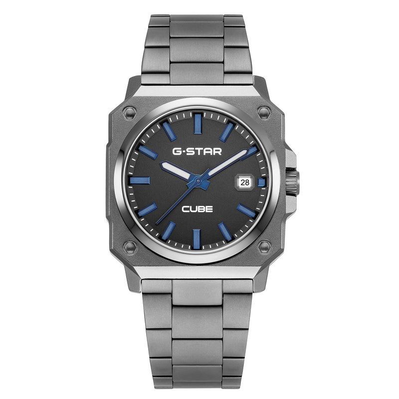 G-STAR Cube Gunmetal Analogue Men's Watch GSW.508.07-zoom-