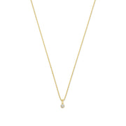 Isabel Bernard De La Paix Inaya 14 Carat Golden Necklace | diamond 0.01 ct | IBD350021
