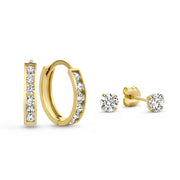 Isabel Bernard Cadeau d'Isabel 14 Carat Golden Earparty giftset IB90054