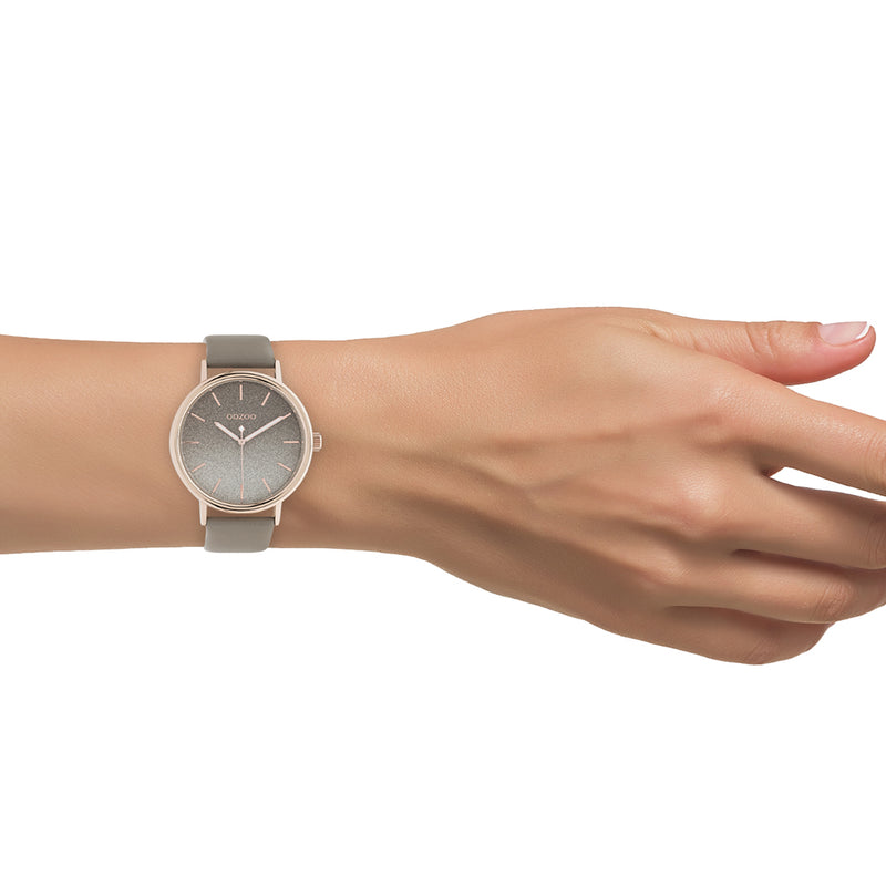 OOZOO Timepieces Brown Watch C10937-zoom-