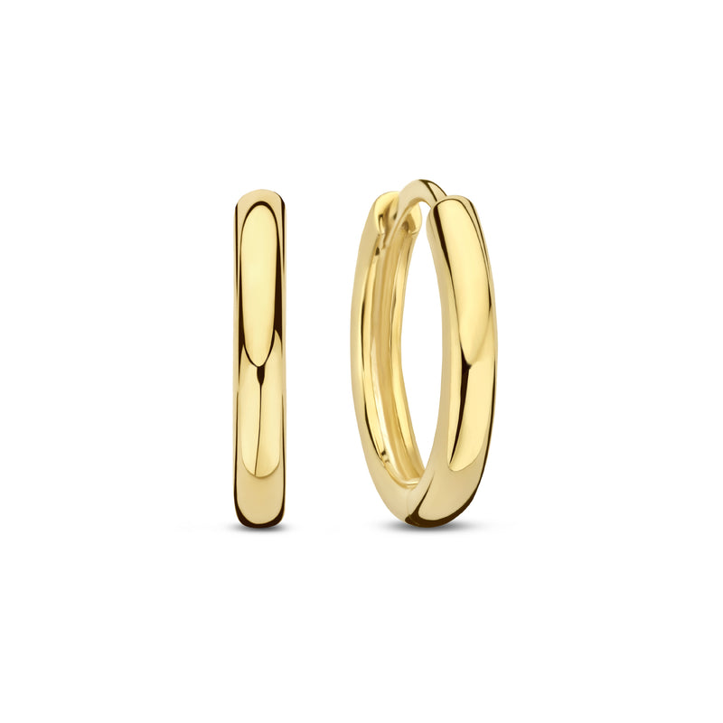Beloro Jewels La Rinascente Camilla 9 carat gold Hoop Earrings BO360064-zoom-