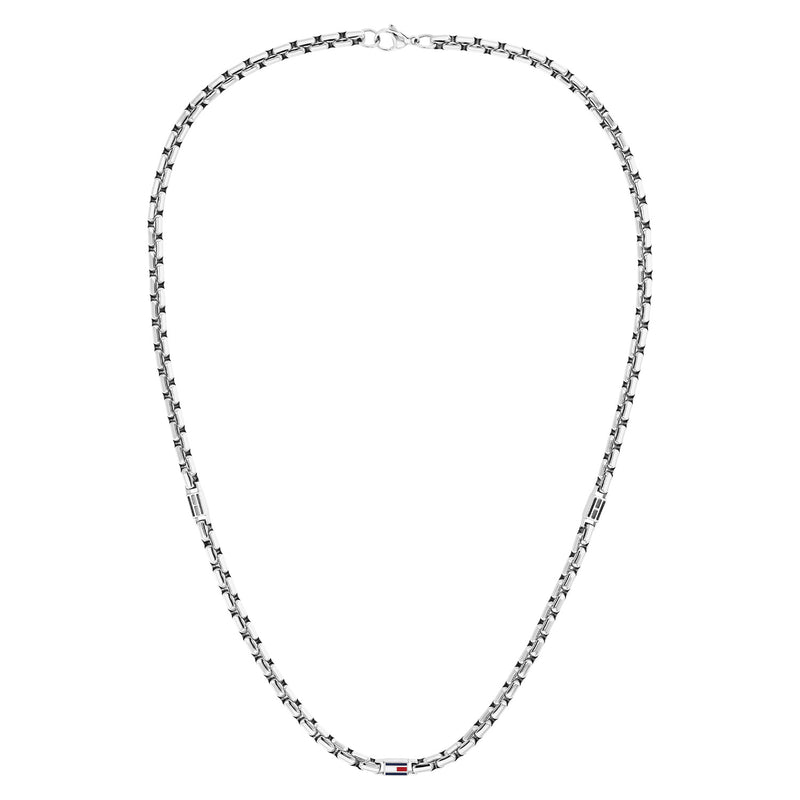 Tommy Hilfiger Stainless Steel Silver Men's Necklace TJ2790672-zoom-