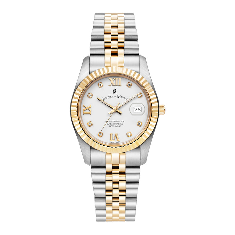 Jacques du Manoir Inspiration Prestige Gold Watch JWL01305-zoom-