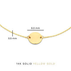 Isabel Bernard Le Marais Jeanne 14 Carat Golden Bracelet IB320116