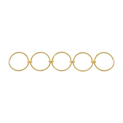 Isabel Bernard Cour d'Honneur Adora 14 karat golden 5-piece multiring IB330103-54
