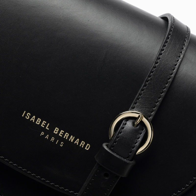 Isabel Bernard Montmartre Manon Black NatuurLeather Crossbody bag IB21110-zoom-