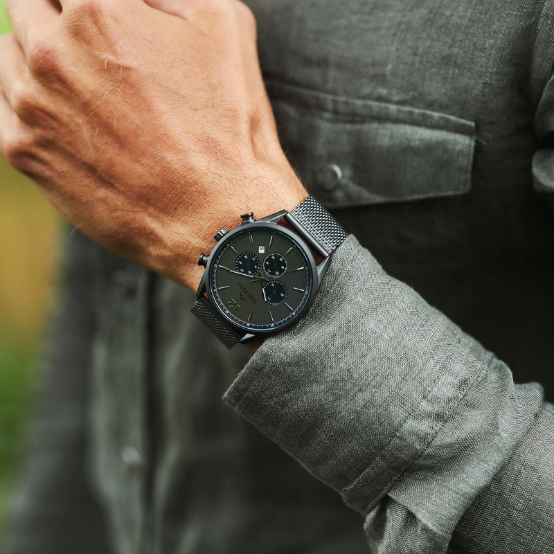 Mats Meier Grand Cornier Chrono Gunmetal Watch MM00125-zoom-