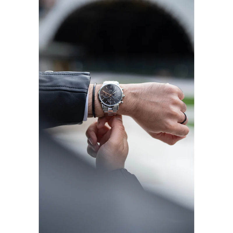 Daniel Wellington Iconic Link Silver Watch DW00100645-zoom-