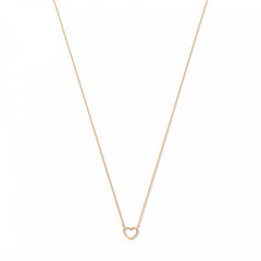 Isabel Bernard La Concorde Amore 14 Carat Rosegold NecklacewithHeart IB340063