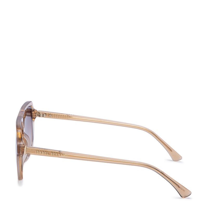 Isabel Bernard La Vilette Transparent Brown Sunglasses IB380009-14-14-zoom-