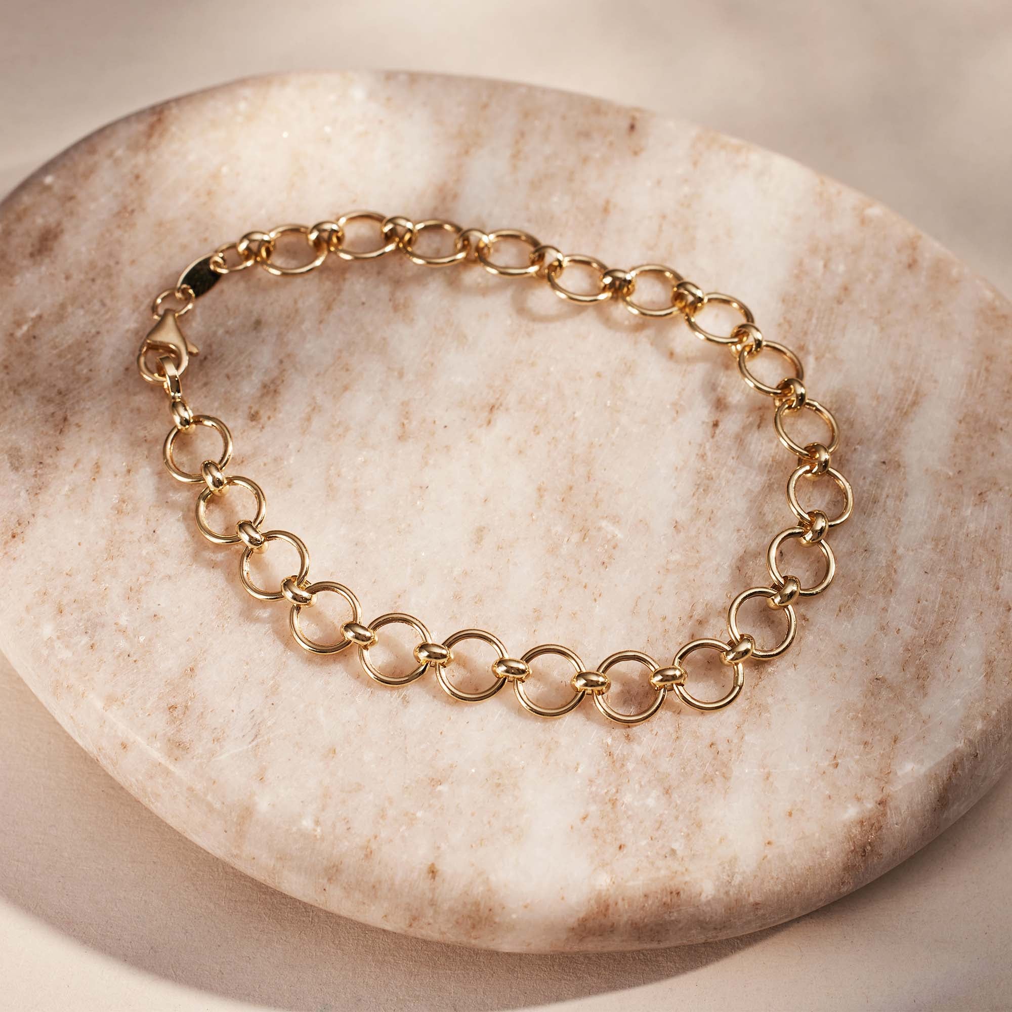 Isabel Bernard Belleville Axelle 14 Carat Golden Chain bracelet IB320136