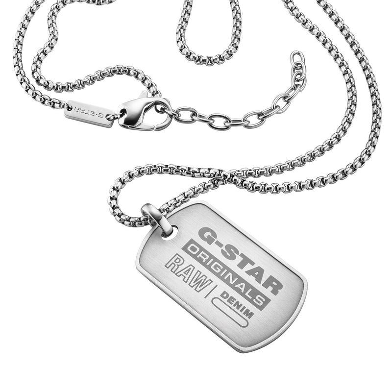 G-STAR R-Tag Silver Necklace GSJ.103.01-zoom-
