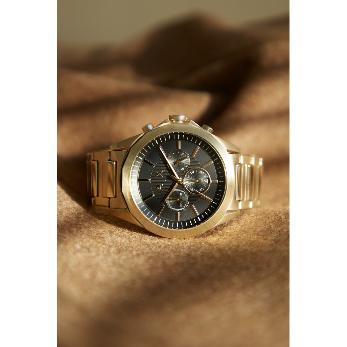 Armani Exchange Drexler Gold Watch AX2611