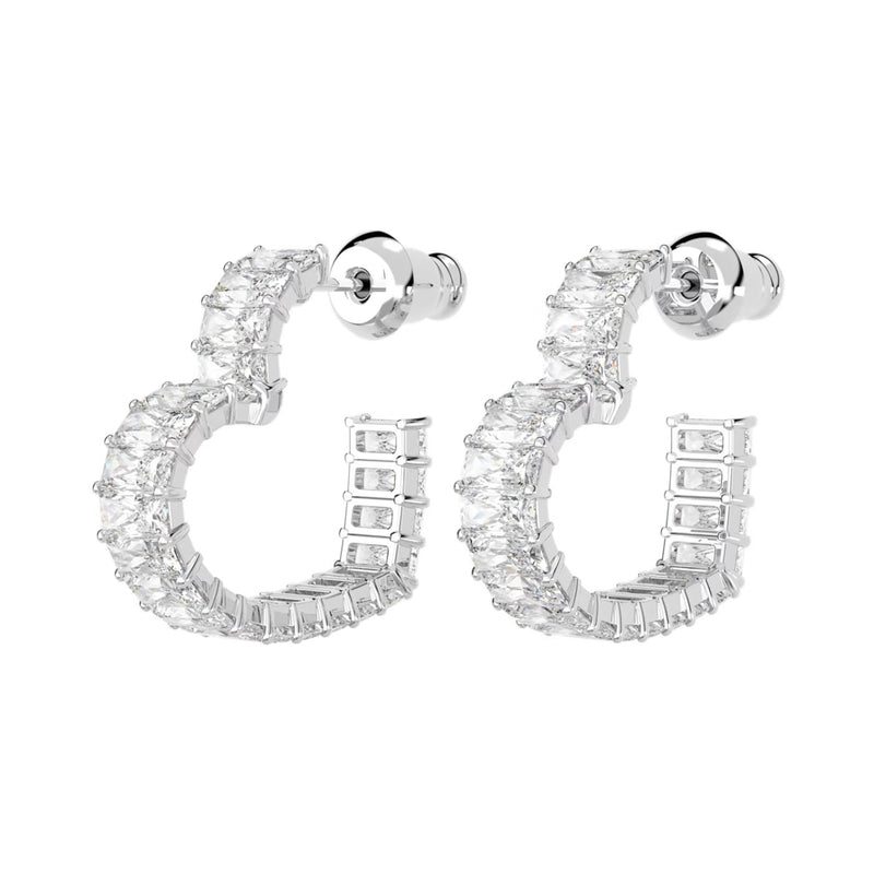 Swarovski Matrix Silver Earrings 5653170-zoom-