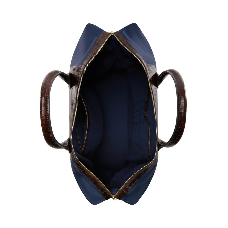 Isabel Bernard Du Louvre Clarice Blue Weekend Bag Medium IB20002-942-zoom-